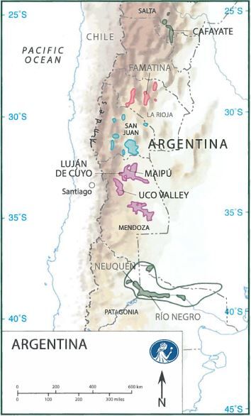 Map Argentina