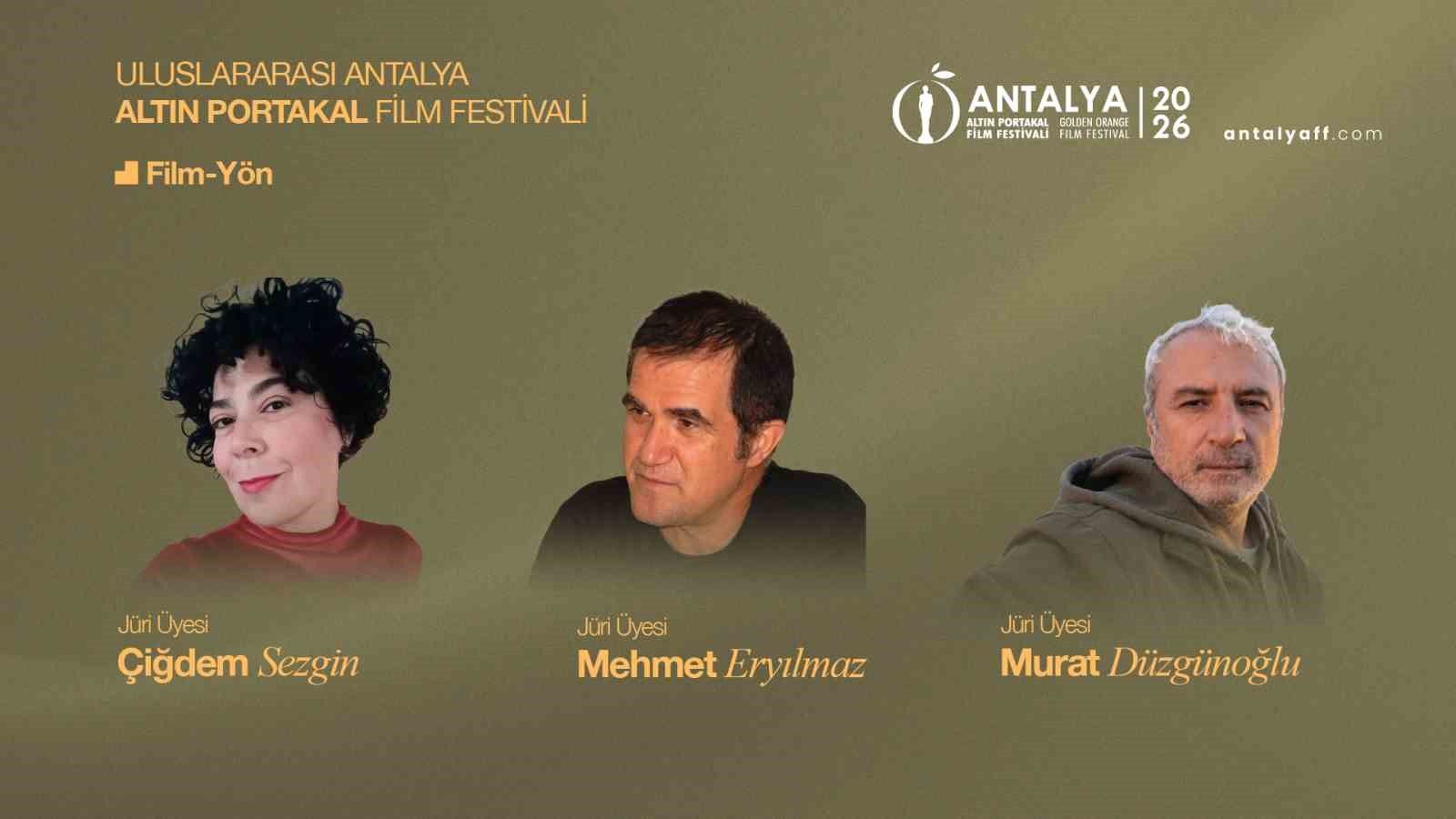 Altın Portakal'da Kısa Film Yönetmenleri Derneği ve FİLM-YÖN Jürileri belli oldu