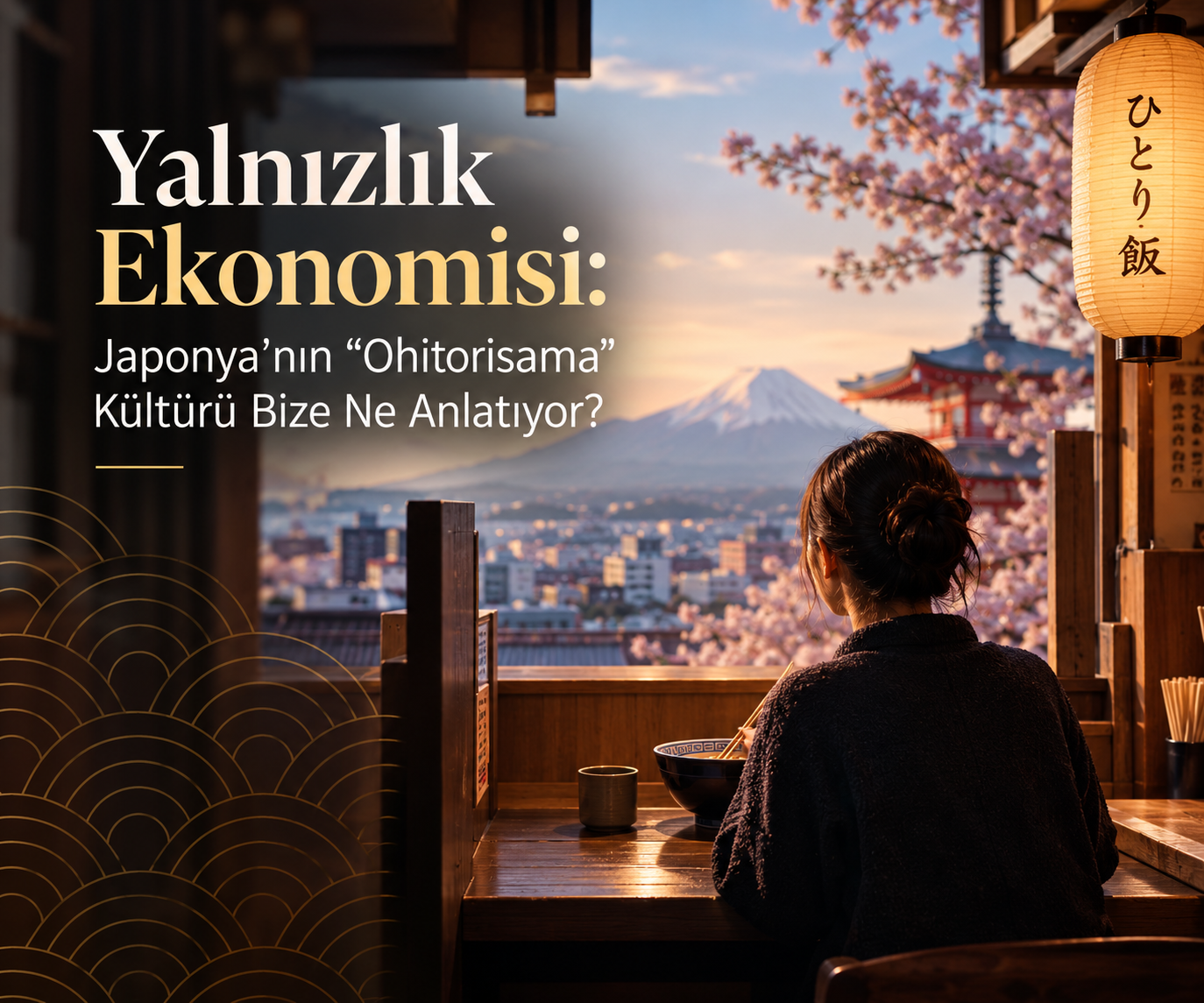 Yalnızlık Ekonomisi Japonya’da Tek Başına Yemek